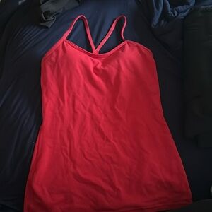 Lululemon Racerback tank size 8 red color
